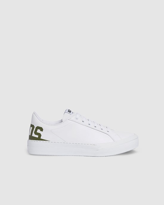 Baskets GCDS Eco Bucket Sneakers Homme Vert | 502143-OYU