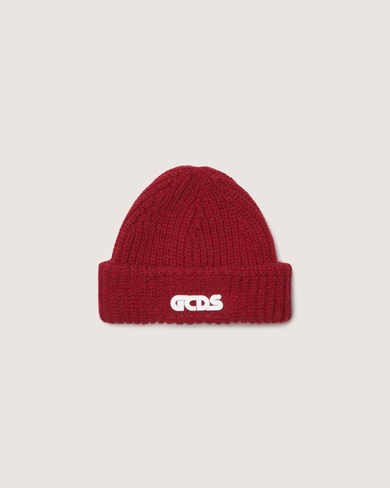 Chapeaux GCDS Giuly Hat Femme Rouge | 257836-VOG