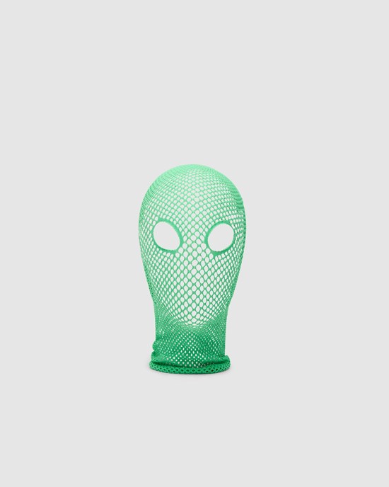 Chapeaux GCDS Venom Balaclava Homme Vert | 165420-PXZ