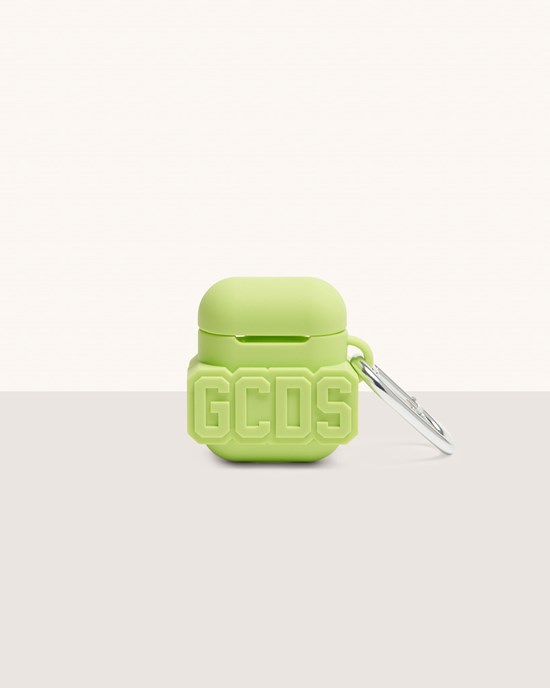 Gadgets GCDS Earphone Case Homme Lime | 243817-EHV