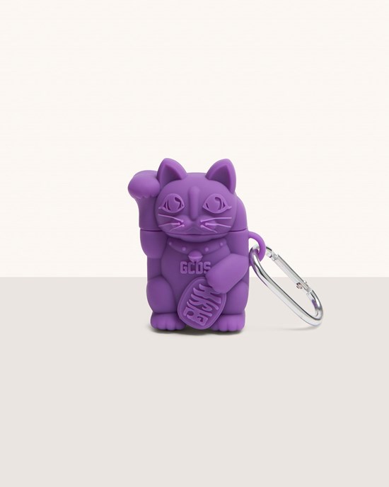 Gadgets GCDS Kitty Earphone Case Femme Vert | 723854-GIK