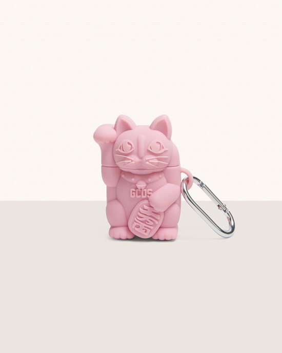 Gadgets GCDS Kitty Earphone Case Femme Rose | 906438-PIG