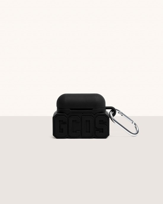 Gadgets GCDS Pro Earphone Case Homme Noir | 295146-COQ