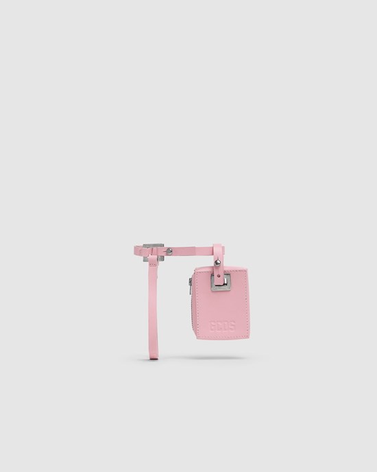 Gadgets GCDS X Clarks Cuir Pocket Gaiter Femme Rose | 368475-JSX