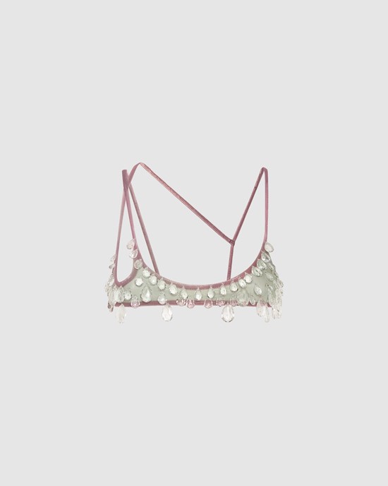 Hauts GCDS Sita Drops Mini Top Femme Multicolore | 496378-SAE