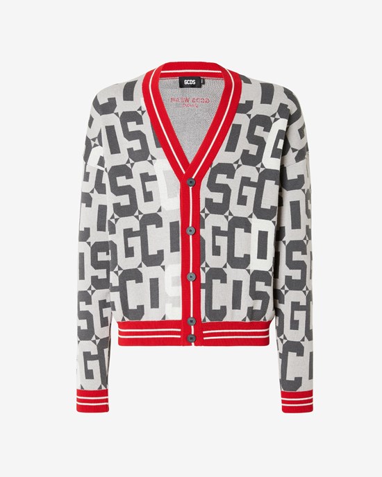 Knitwear GCDS Lunar New Year Cardigan Femme Multicolore | 189207-QVJ