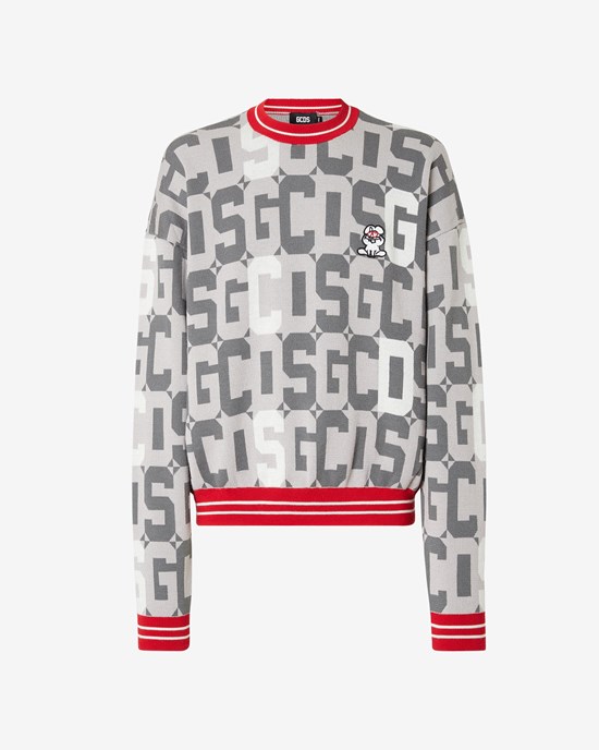 Knitwear GCDS Lunar New Year Pull Femme Multicolore | 956327-ZON