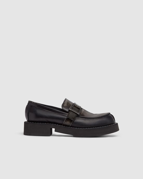 Loafers GCDS X Clarks Brushed Cuir Loafers Femme Multicolore | 601725-VSJ
