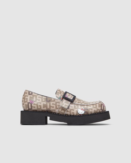 Loafers GCDS X Clarks Hello Kitty Monogram Loafers Femme Multicolore | 094781-KPB