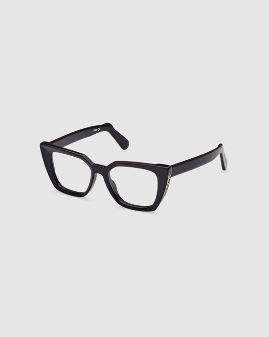 Lunettes de Soleil GCDS Gd5012 Cat-eye Eyeglasses Femme Noir | 698142-HDP
