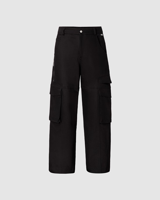 Pantalons GCDS Ultracargo Trousers Homme Noir | 957630-BZR