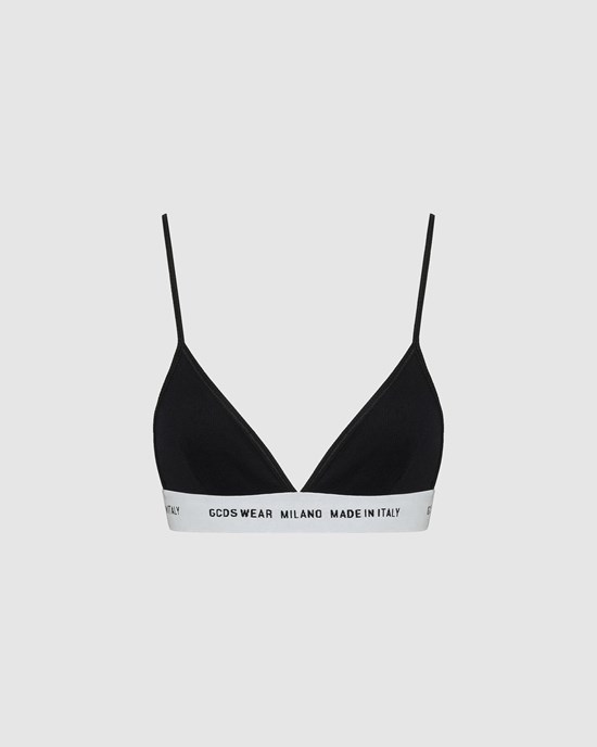 Sous Vêtement GCDS Wear Basic Bra Femme Noir | 698701-IAS