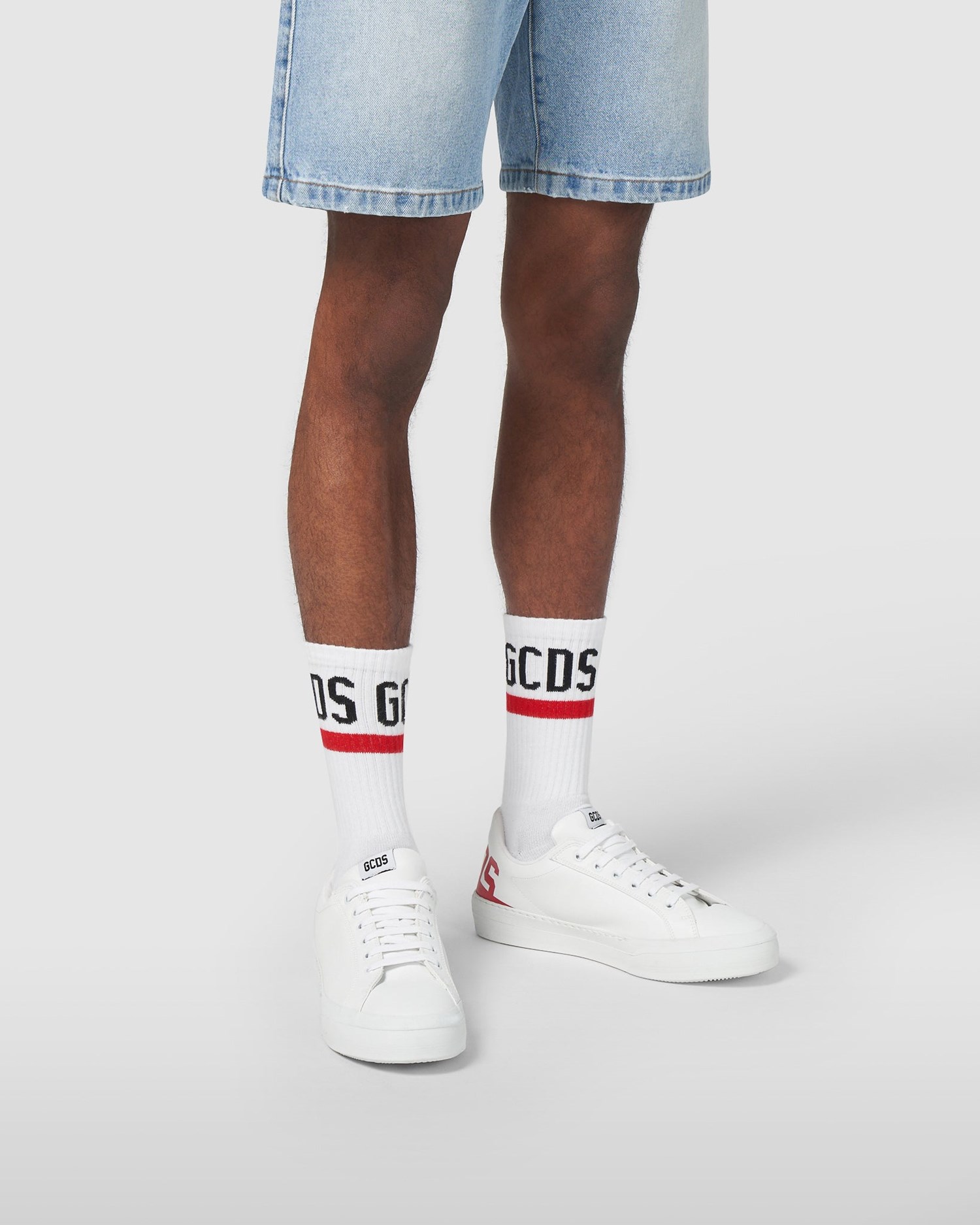 Baskets GCDS Eco Bucket Sneakers Homme Rouge | 705943-CXQ