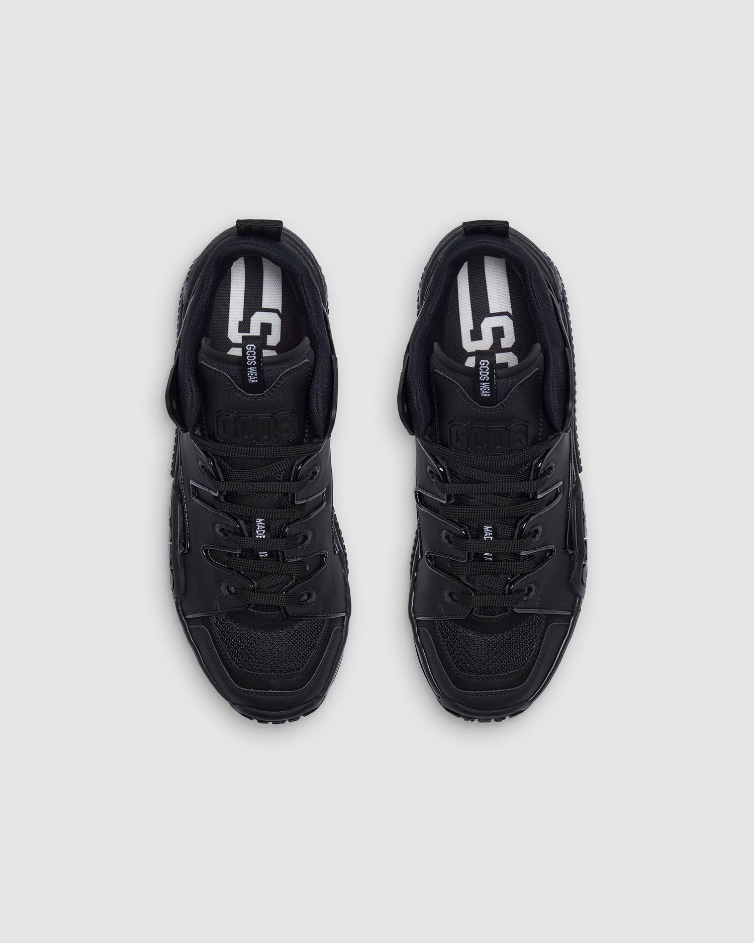 Baskets GCDS Slim Skate Sneakers Homme Noir | 364879-NEM