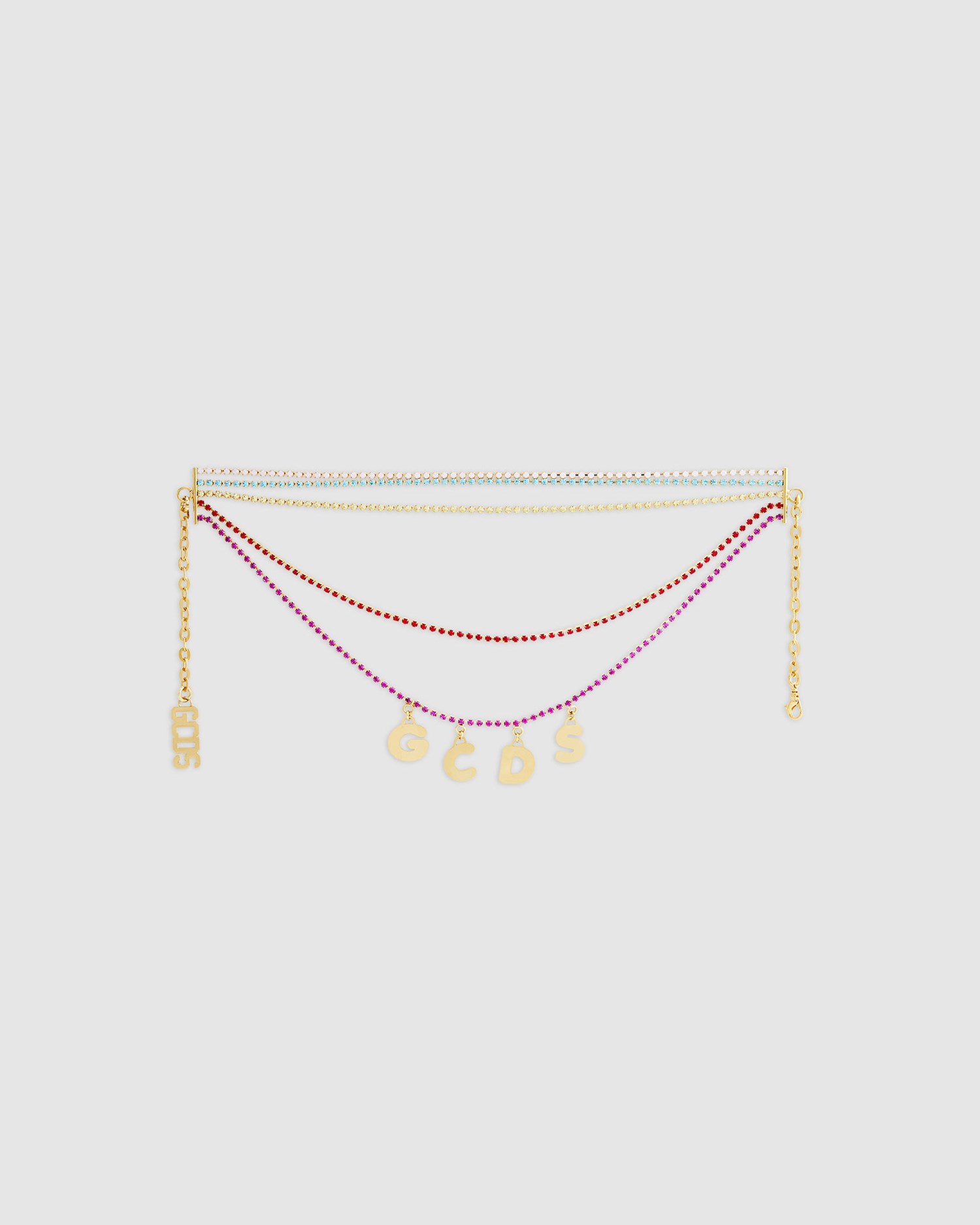 Bijoux GCDS Bling Rainbow Choker Femme Multicolore | 492658-WLE