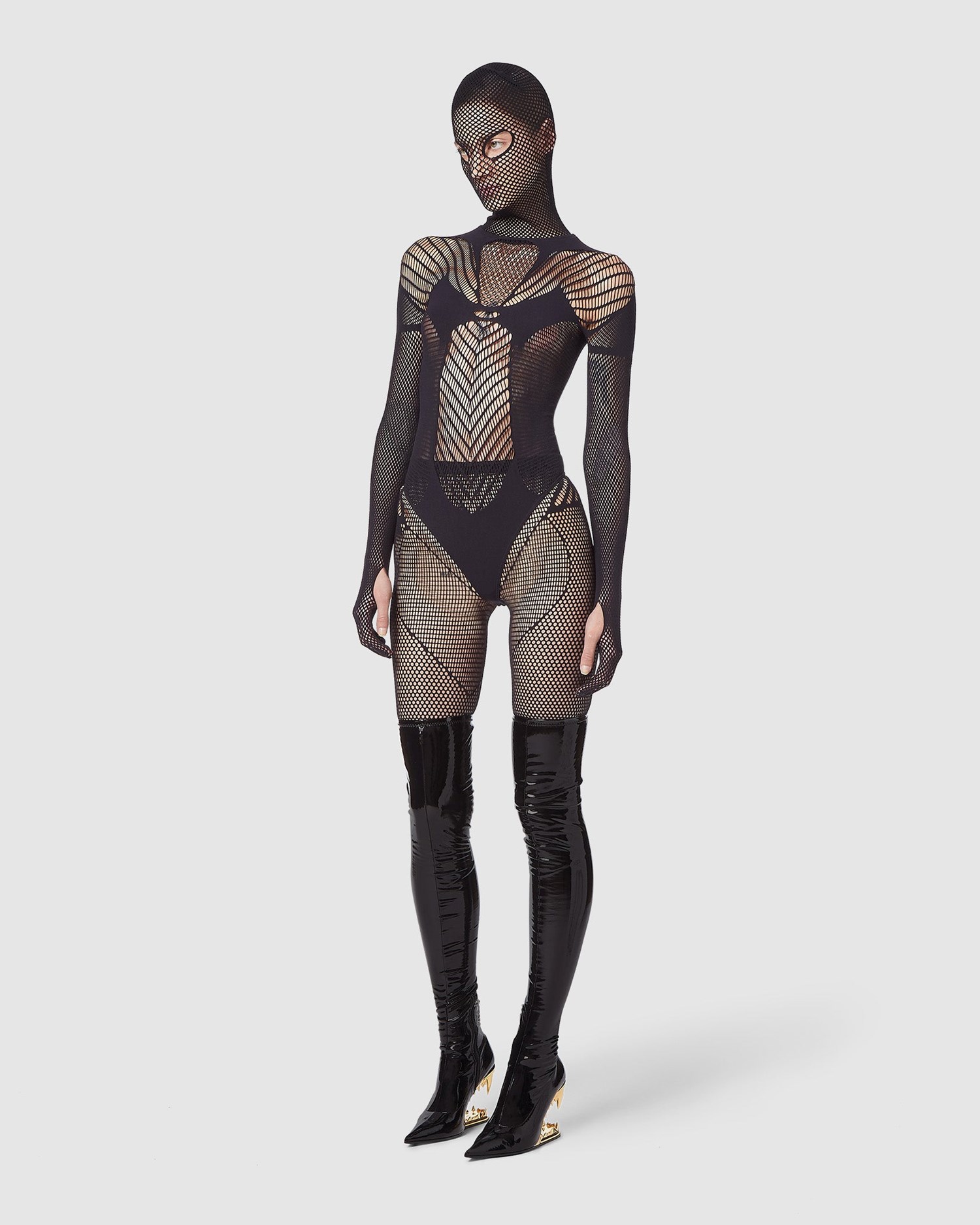 Body GCDS Venom Bodysuit Femme Noir | 360841-VYJ