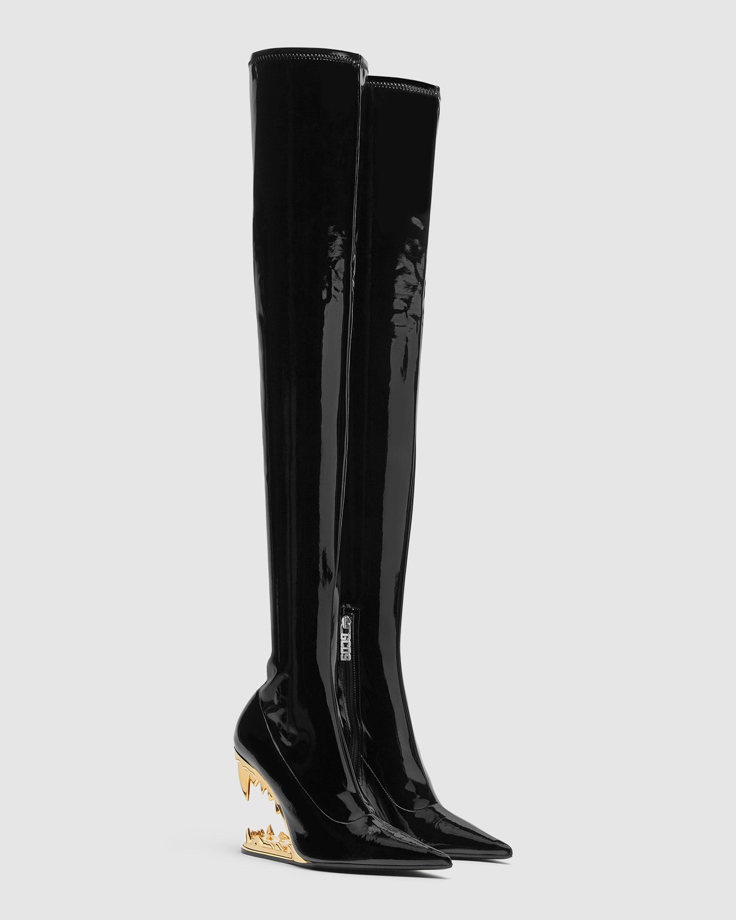 Bottes GCDS Morso Boots Femme Noir | 049735-KYH