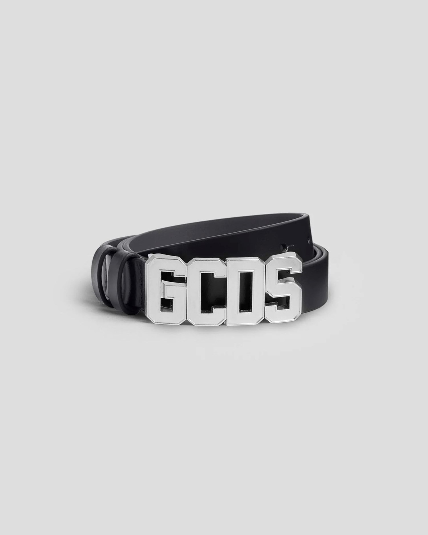 Ceintures GCDS Classiche Logo Belt Femme Argent | 931872-TXQ
