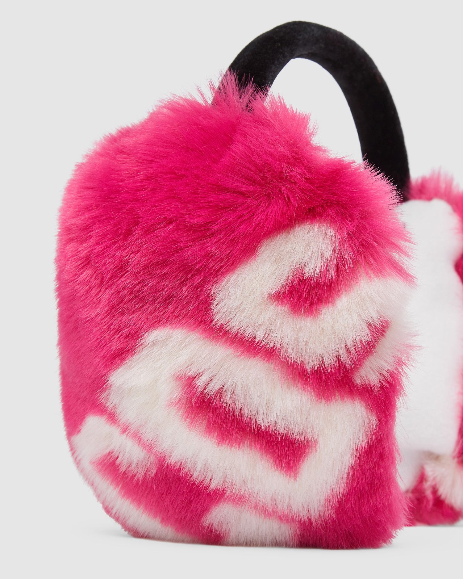 Chapeaux GCDS Faux Fur Earflap Femme Fushia | 395708-OUA