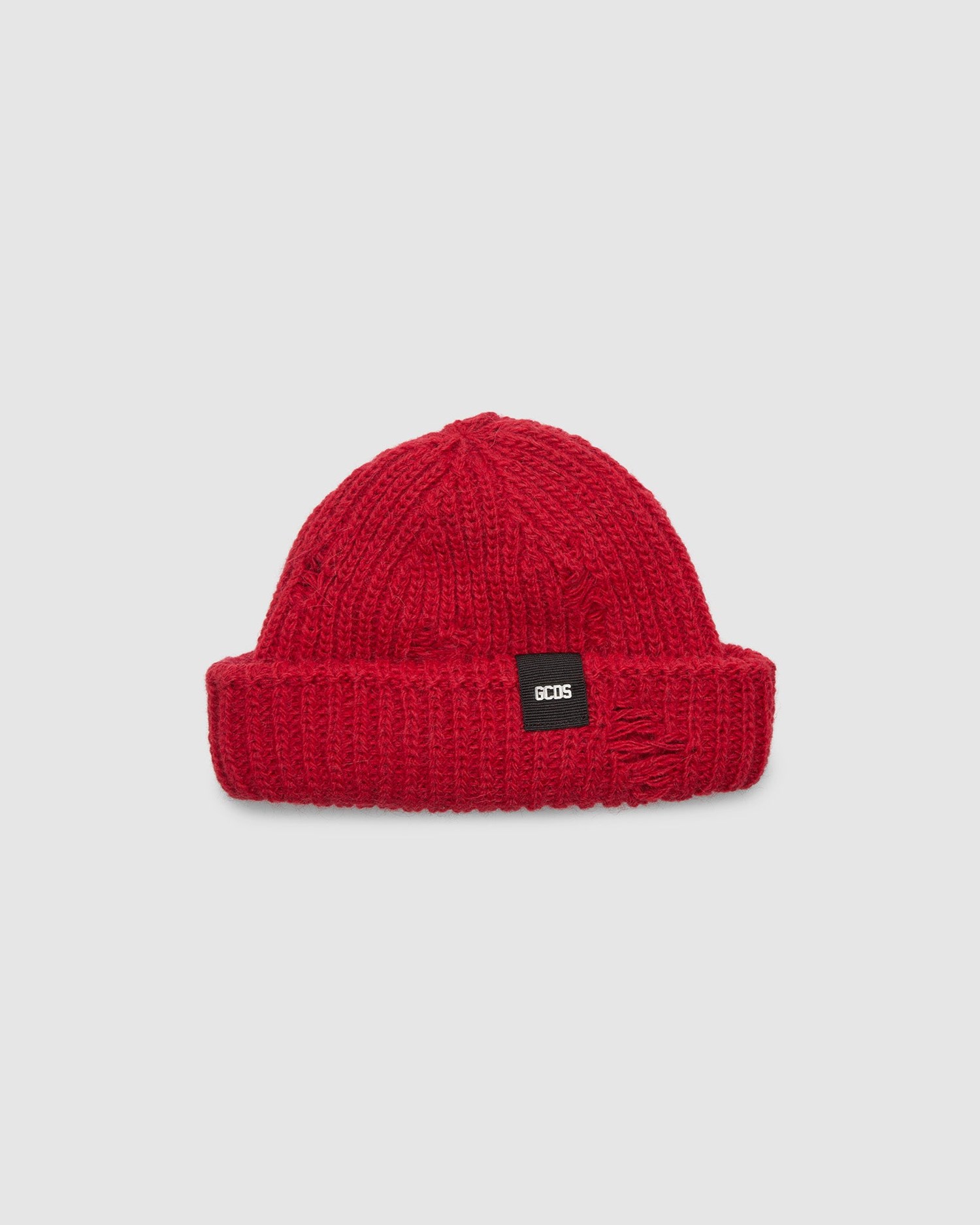 Chapeaux GCDS Giuly Hat Rips Homme Bordeaux | 724865-OEY