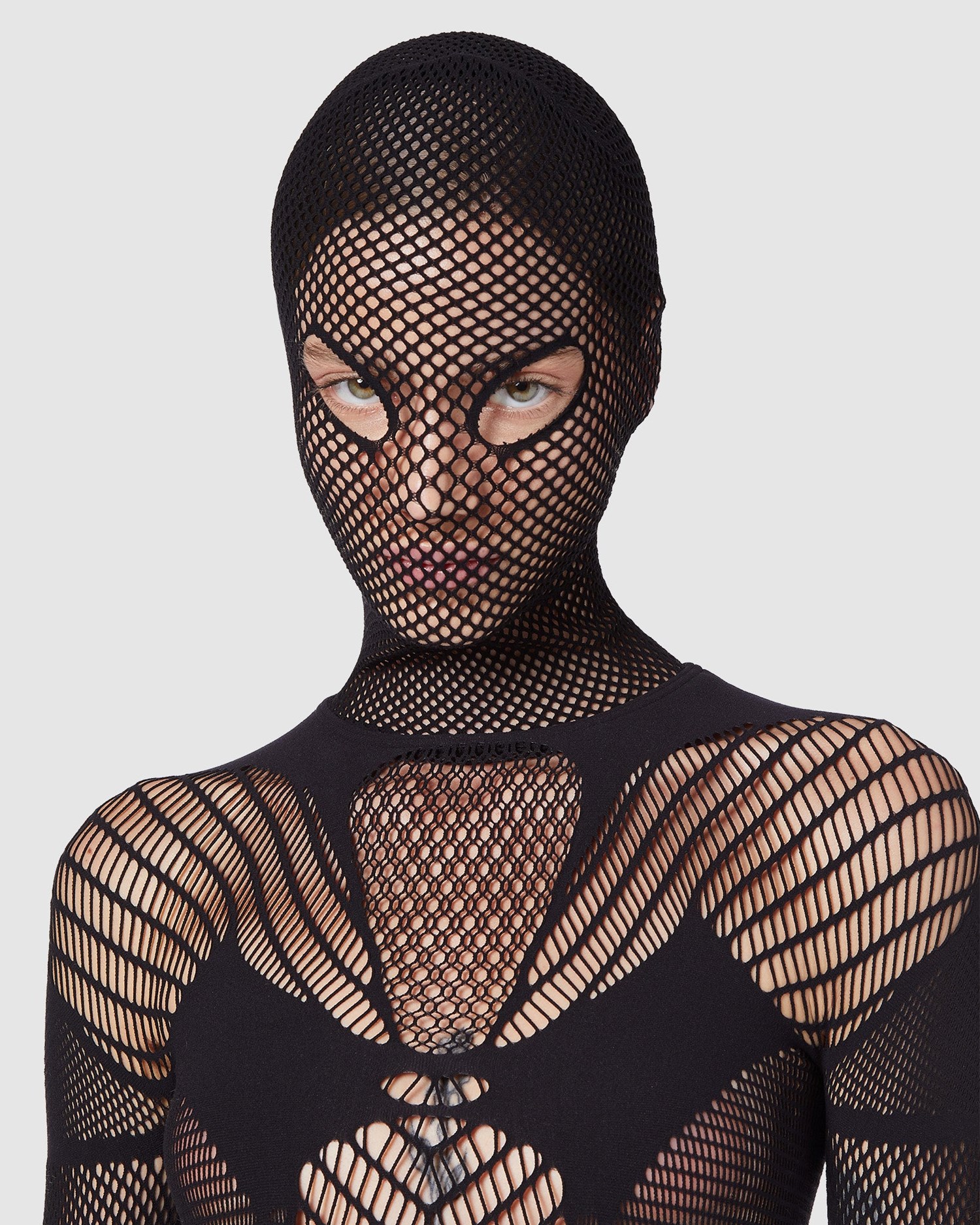 Chapeaux GCDS Venom Balaclava Homme Noir | 943061-ZUH