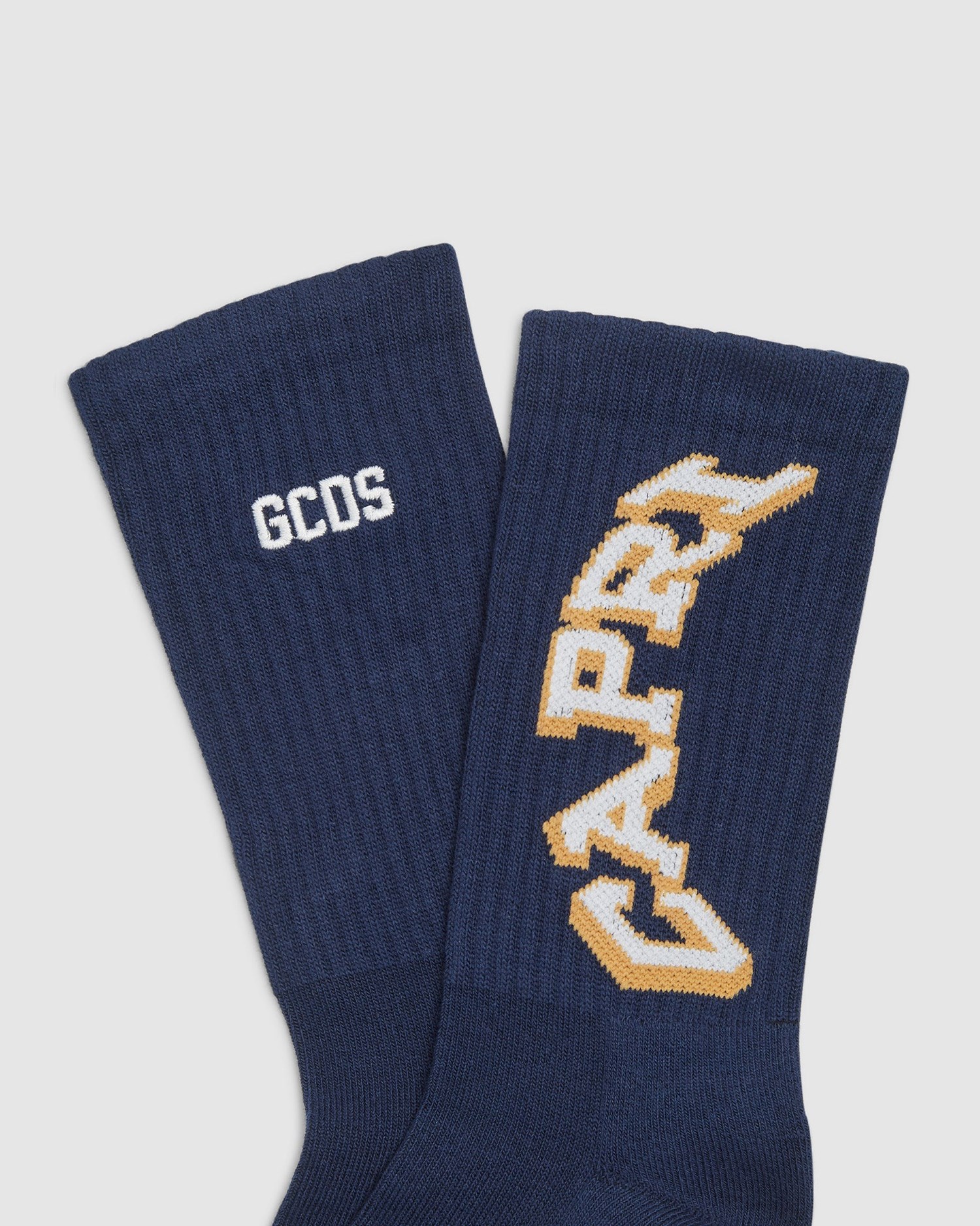 Chaussettes GCDS Capri Socks Femme Bleu | 783129-NSC