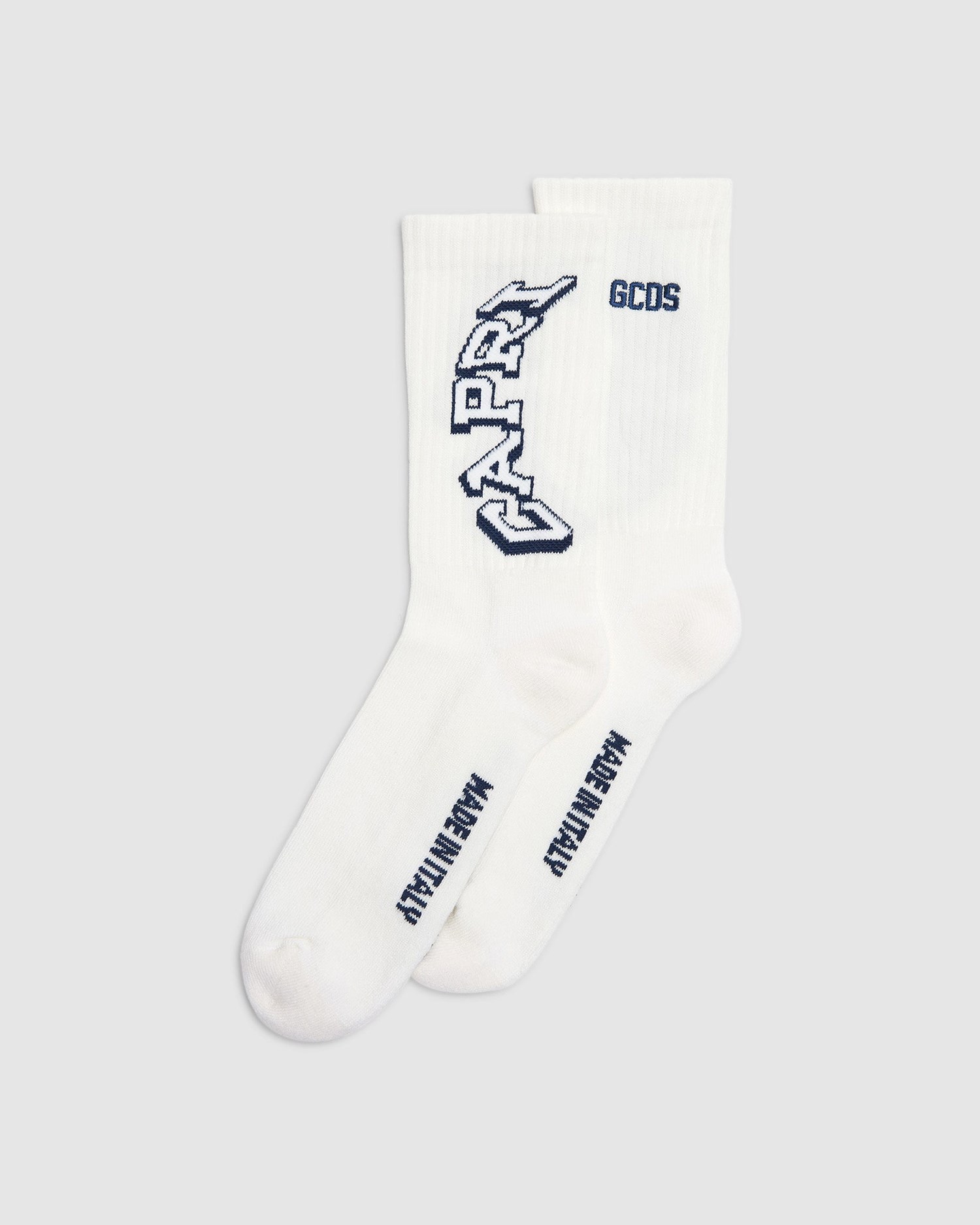 Chaussettes GCDS Capri Socks Femme Bleu | 783129-NSC