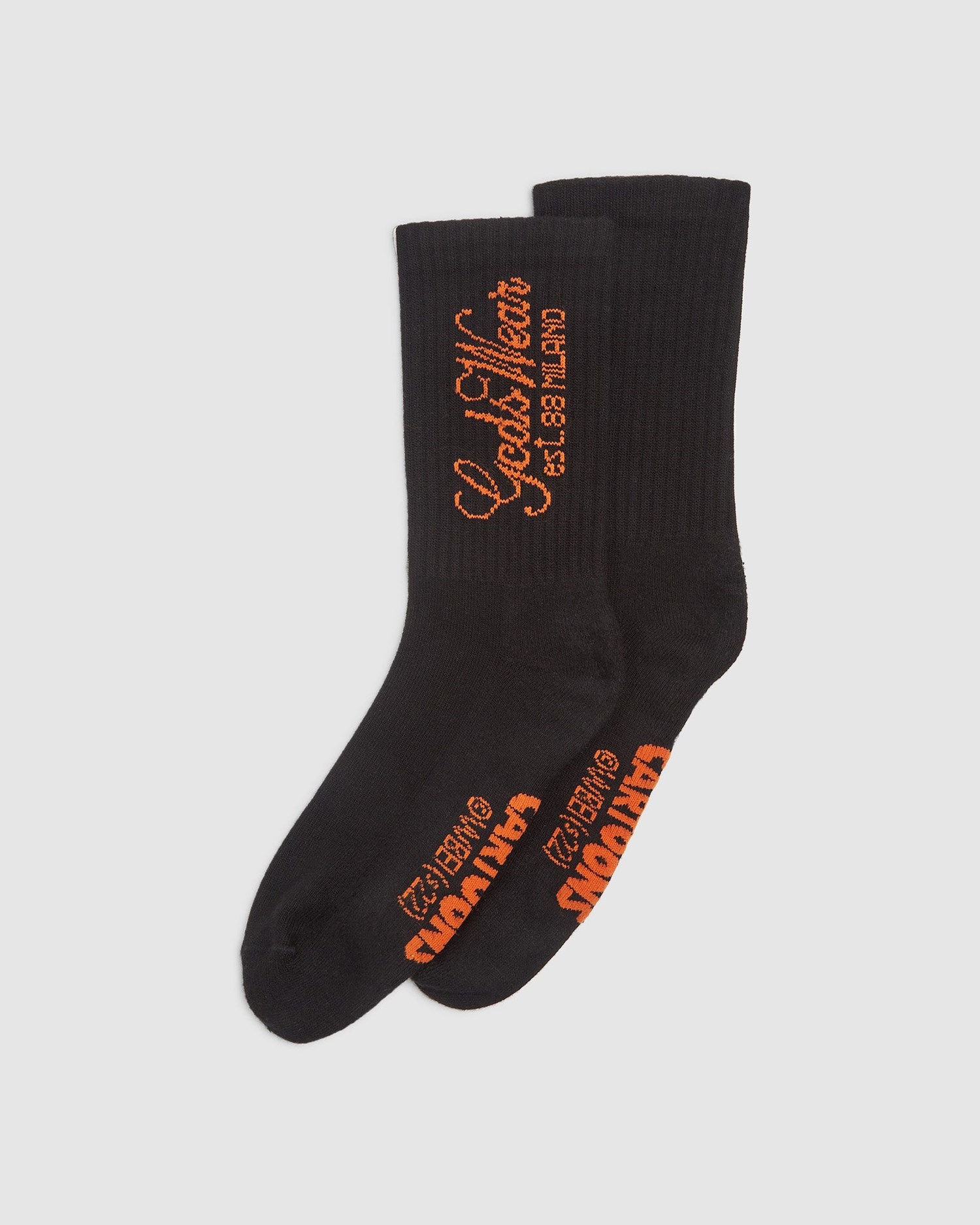 Chaussettes GCDS Daffy Duck Socks Femme Noir | 370489-VZR