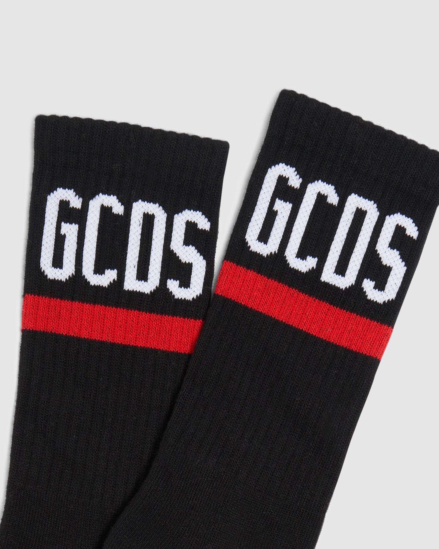 Chaussettes GCDS Logo Socks Femme Noir | 314807-BIW