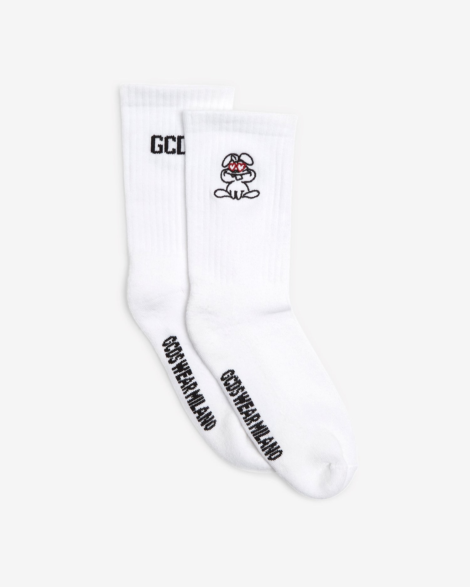 Chaussettes GCDS Lunar New Year Socks Femme Blanche | 376942-VYT
