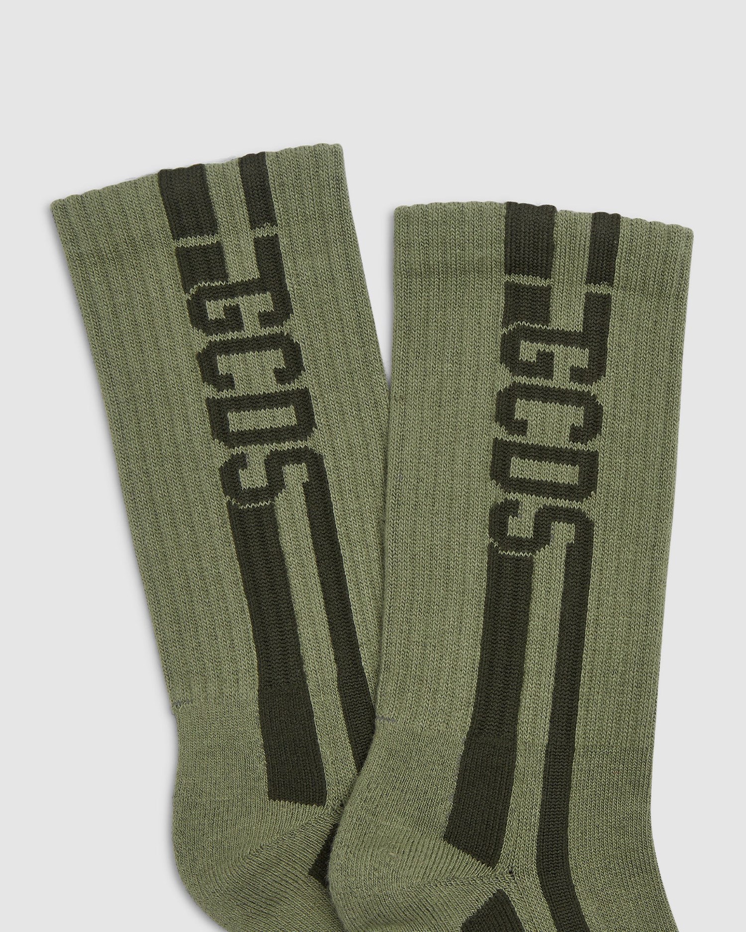 Chaussettes GCDS Rayé Gcds Socks Homme Vert | 524687-FEO