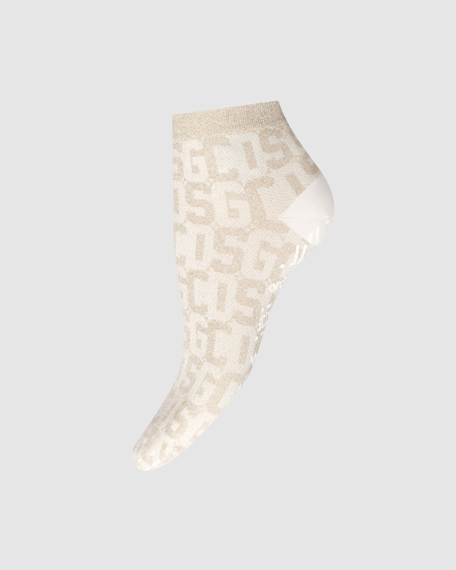 Chaussettes GCDS Wolford Monogram Socks Femme Blanche Foncé | 176034-USW