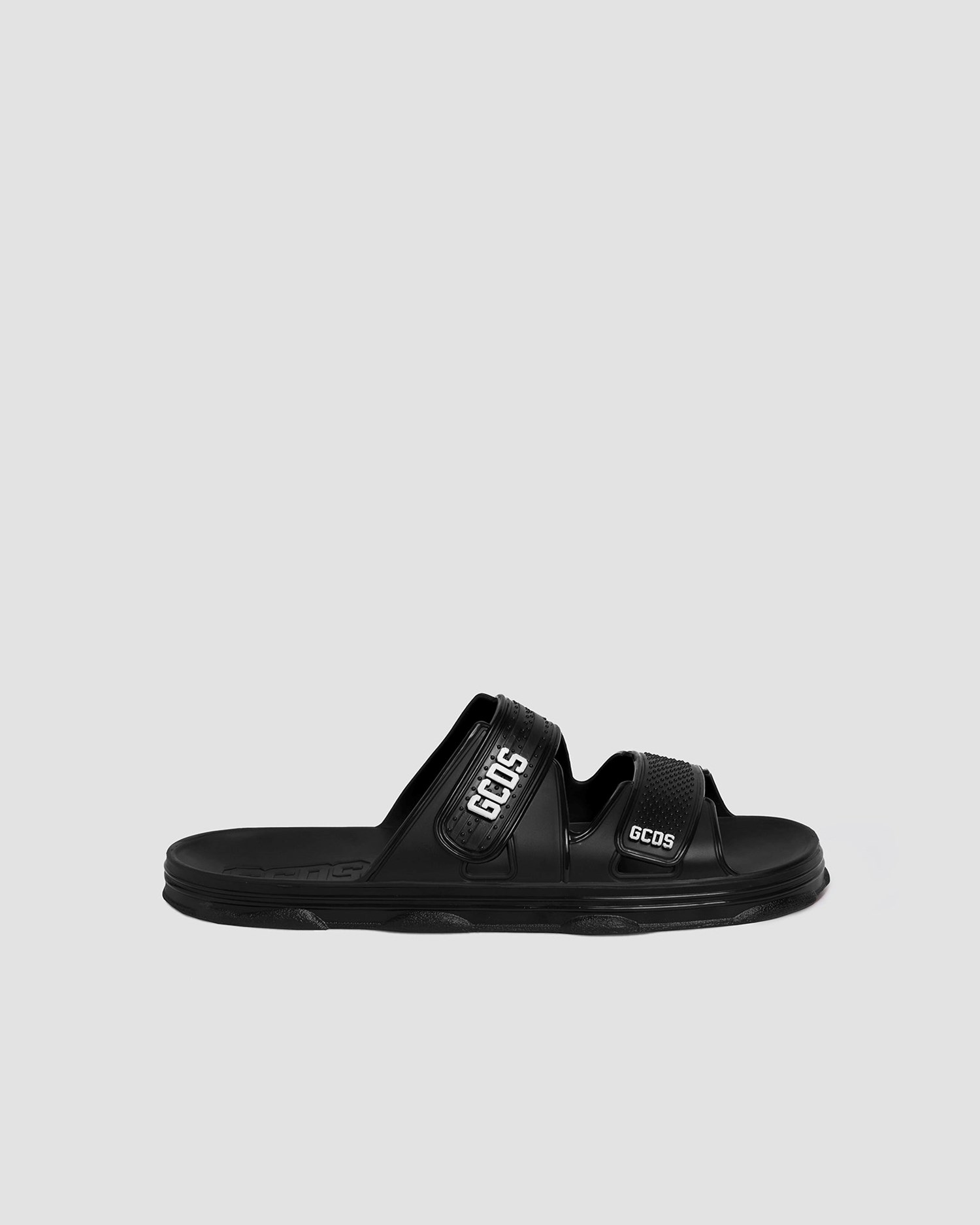Claquette GCDS Rubber Gcds Slides Homme Noir | 683254-DGK