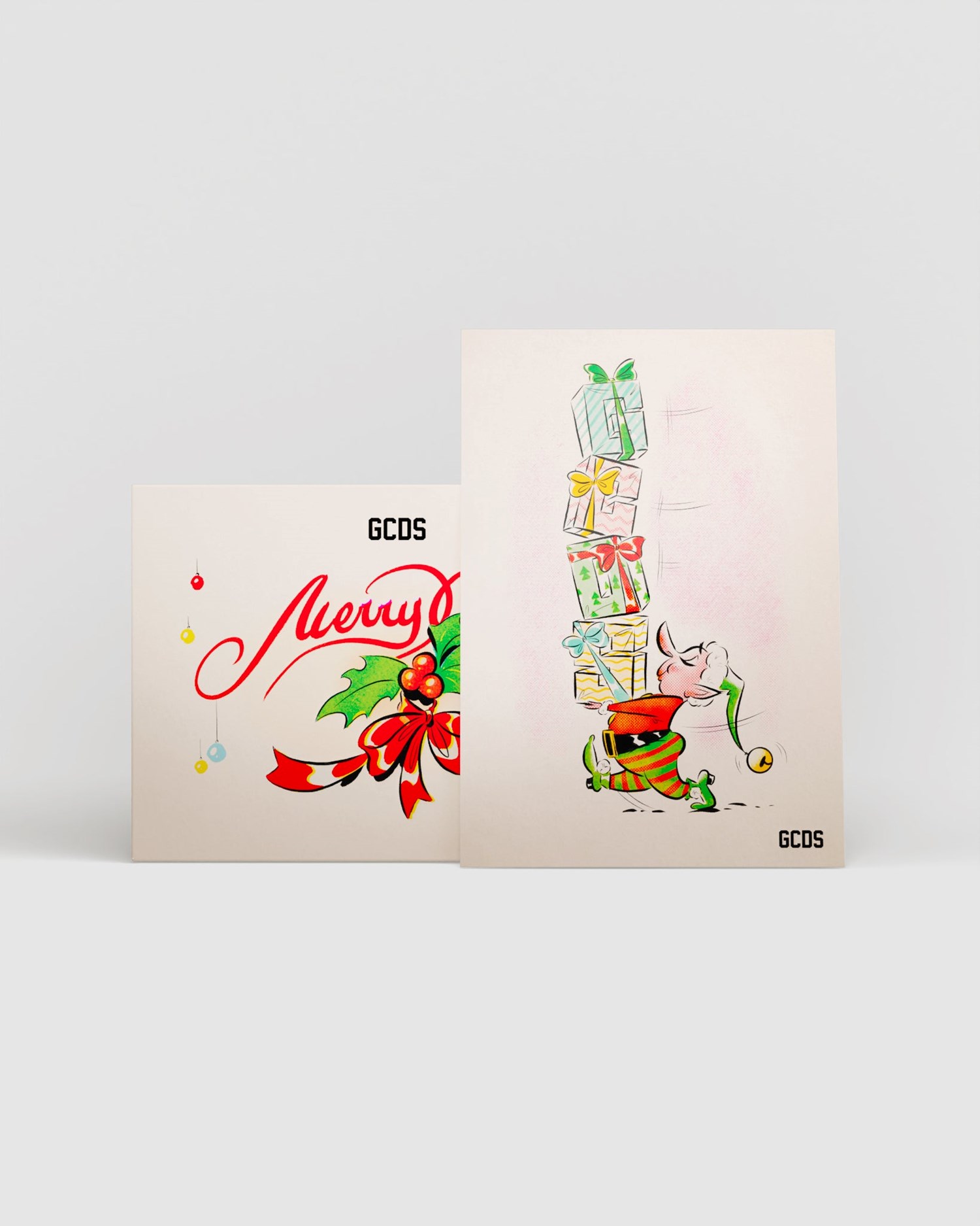 Gadgets GCDS Busy Elf Xmas Card Femme Multicolore | 527149-HPV