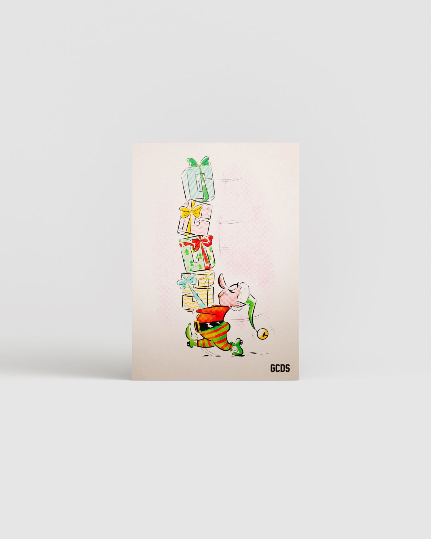 Gadgets GCDS Busy Elf Xmas Card Femme Multicolore | 527149-HPV