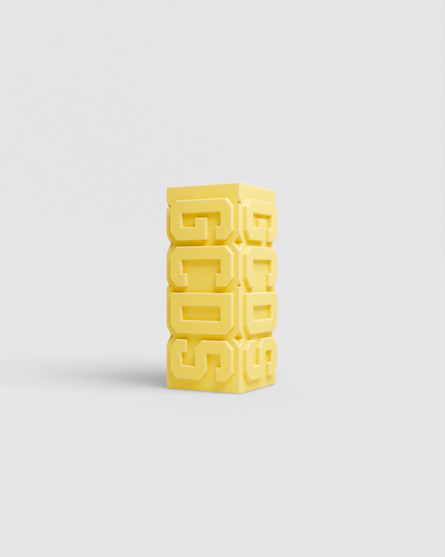 Gadgets GCDS Logo Candle Homme Jaune | 803425-XQS