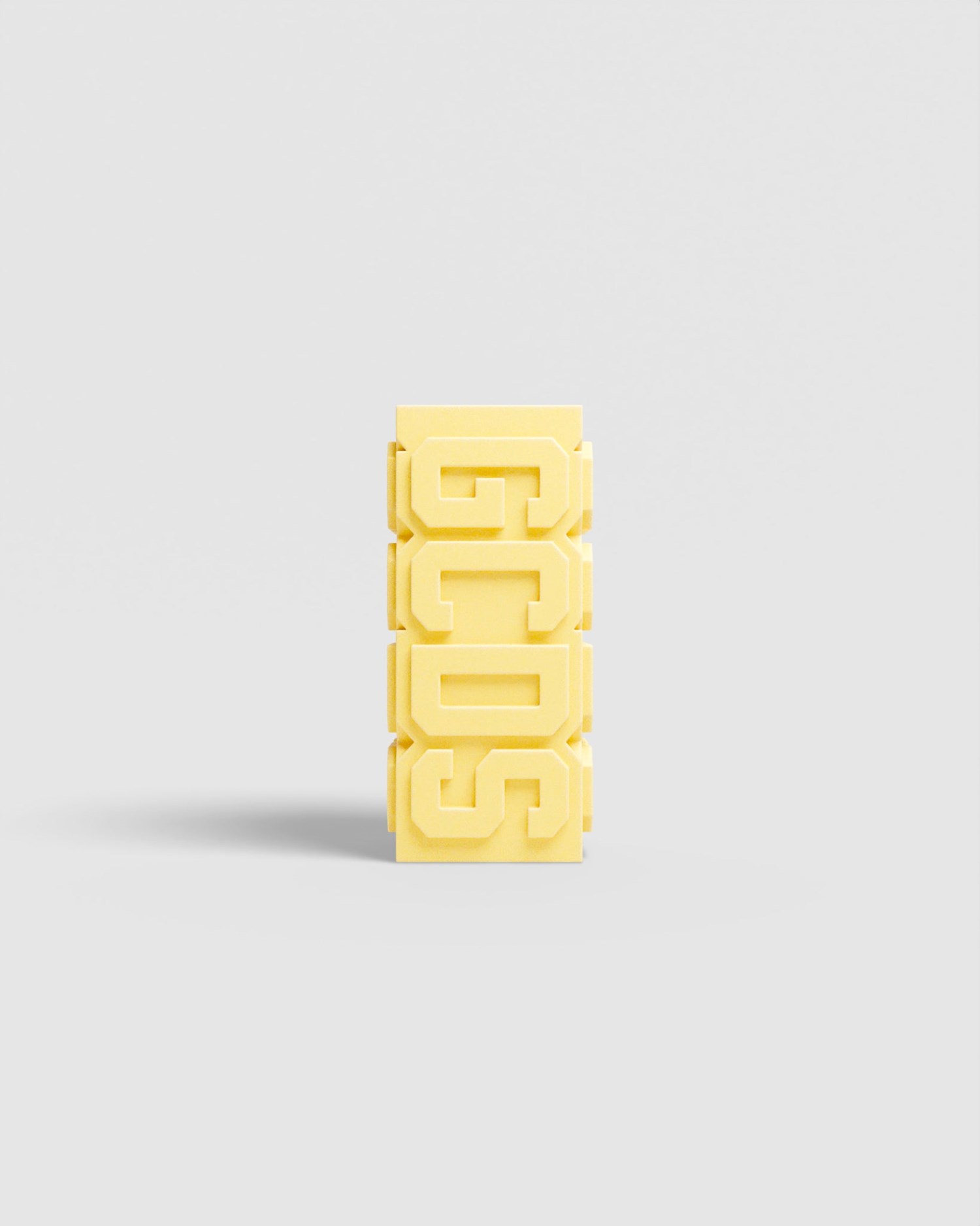 Gadgets GCDS Logo Candle Homme Jaune | 803425-XQS
