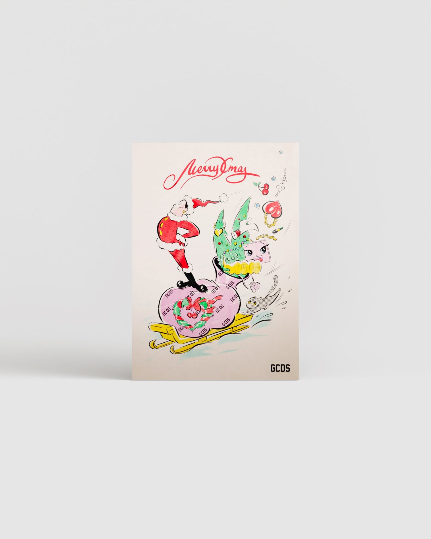 Gadgets GCDS Magic Sleigh Xmas Card Homme Multicolore | 509864-TWK