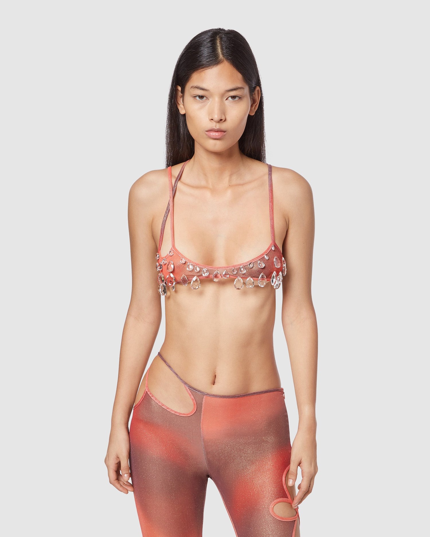 Hauts GCDS Sita Drops Mini Top Femme Multicolore | 450173-CJB