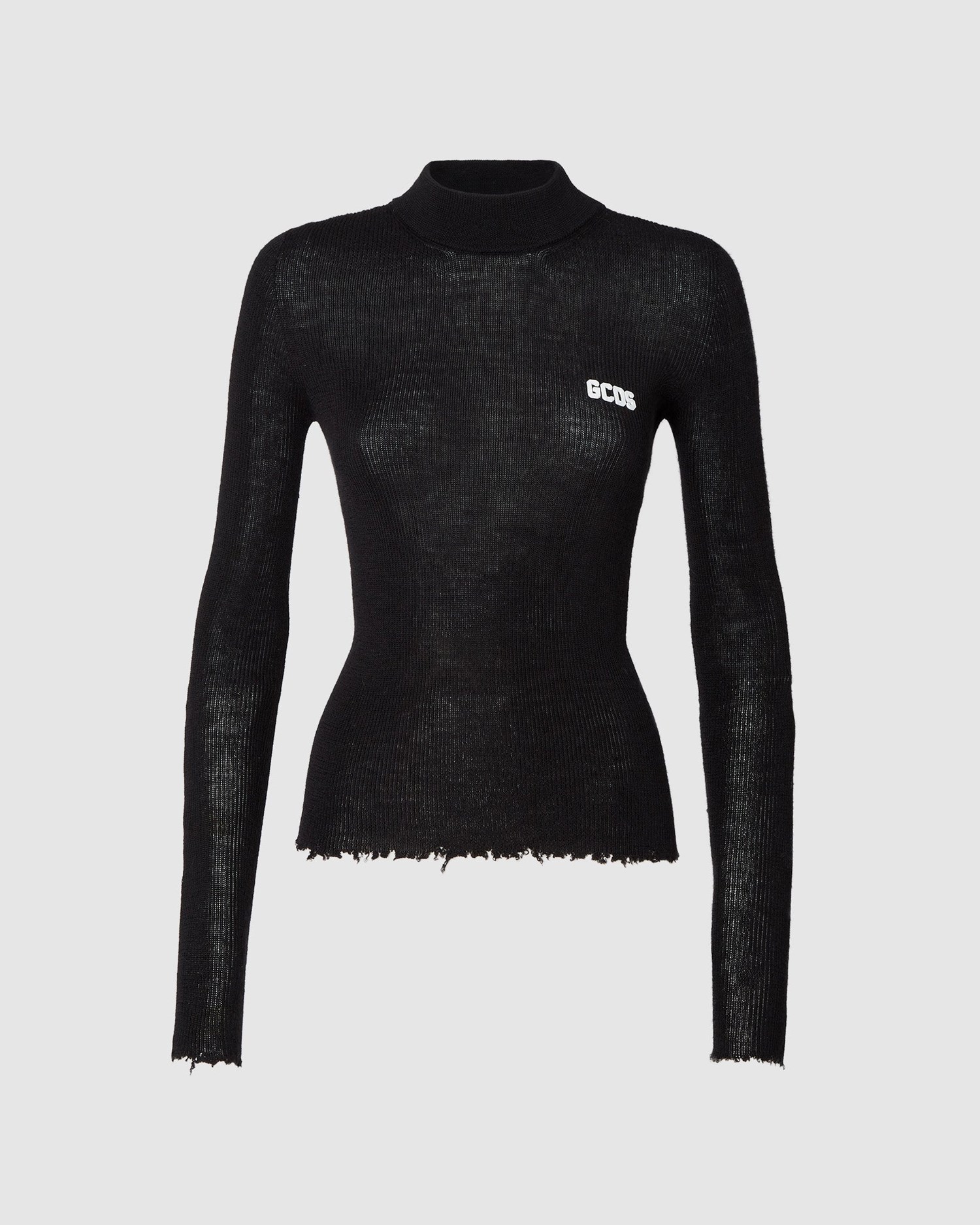 Knitwear GCDS Turtleneck Femme Noir | 279108-ZPH