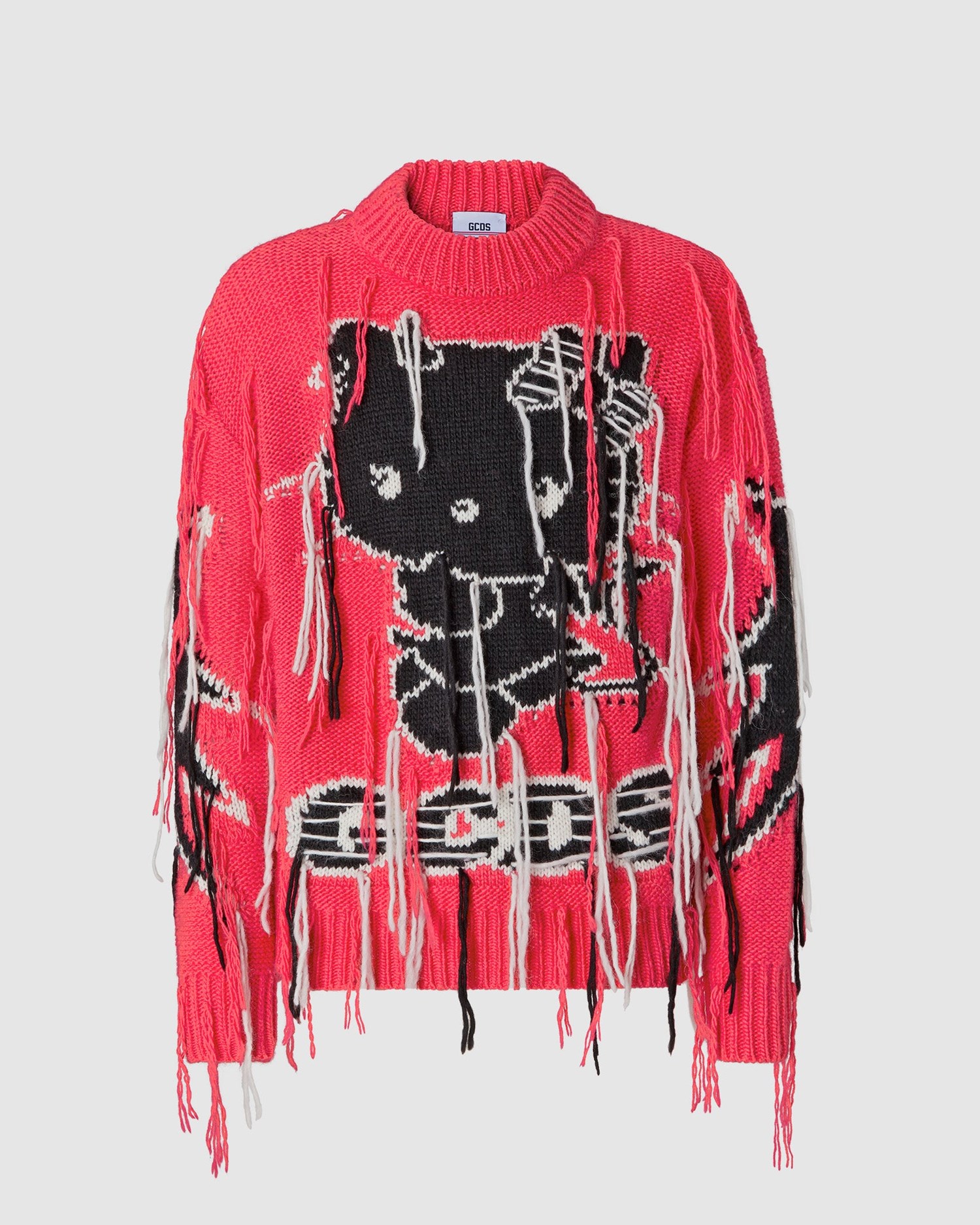Knitwear GCDS Hello Kitty Pull Femme Rose | 763291-HMT