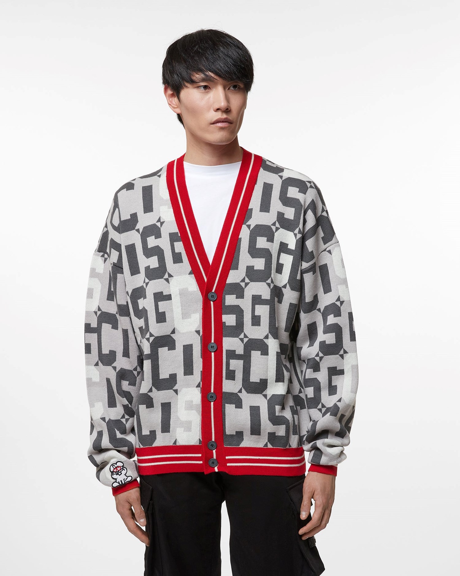 Knitwear GCDS Lunar New Year Cardigan Femme Multicolore | 189207-QVJ