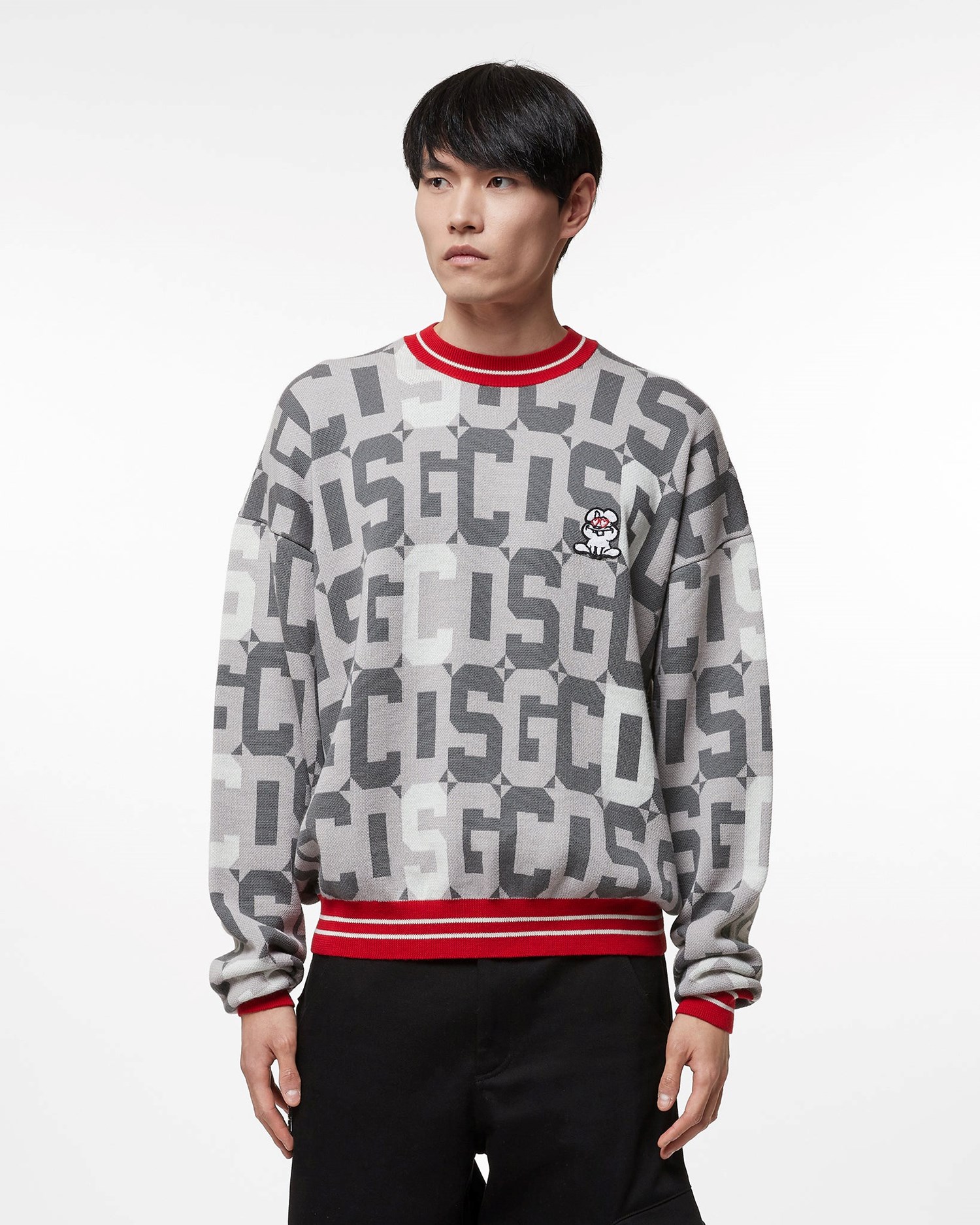 Knitwear GCDS Lunar New Year Pull Homme Multicolore | 865473-VTZ