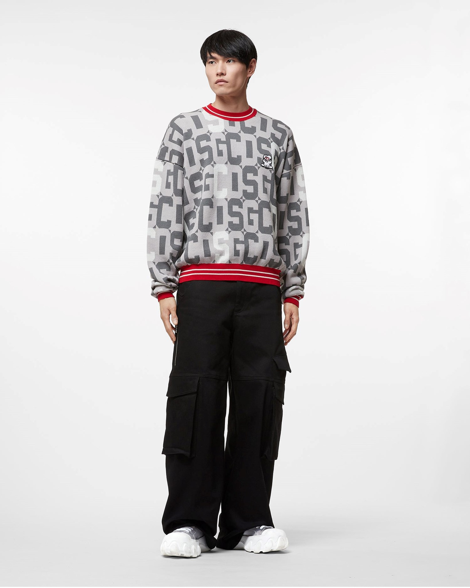 Knitwear GCDS Lunar New Year Pull Homme Multicolore | 865473-VTZ