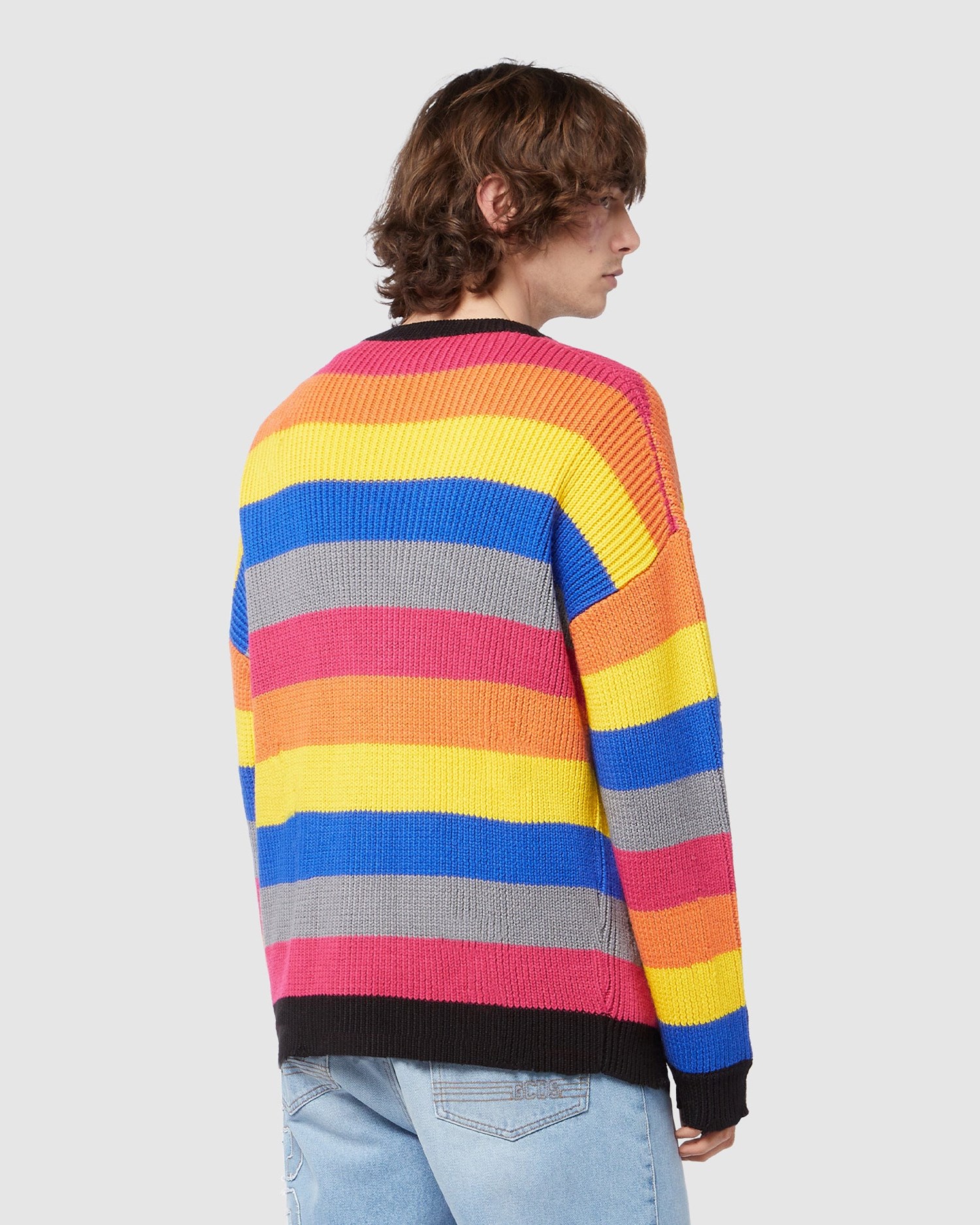 Knitwear GCDS Rainbow Cardigan Homme Multicolore | 609351-TRO
