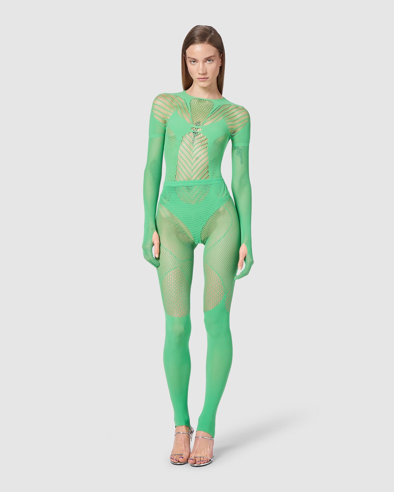 Leggings GCDS Venom Leggings Femme Vert | 964203-CUT