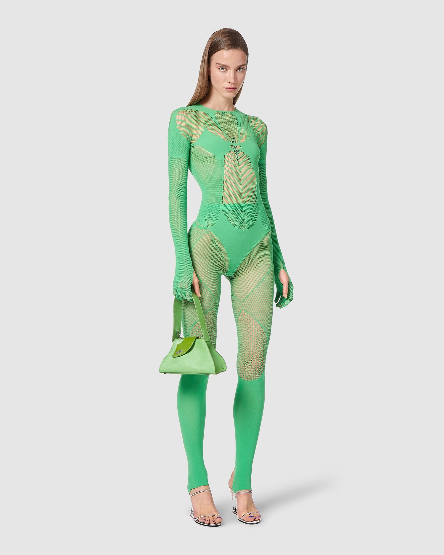 Leggings GCDS Venom Leggings Femme Vert | 964203-CUT