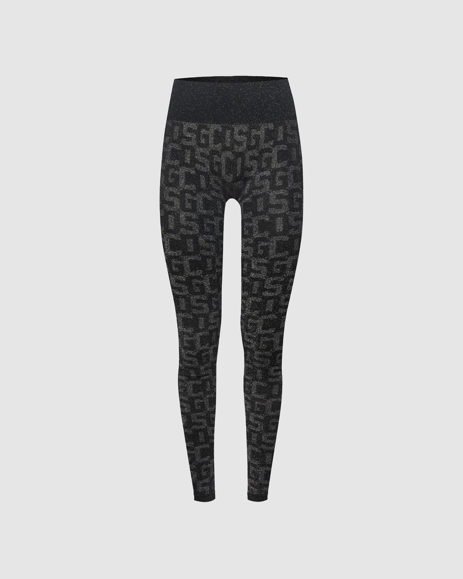 Leggings GCDS Wolford Monogram Leggings Femme Noir | 173596-XVN
