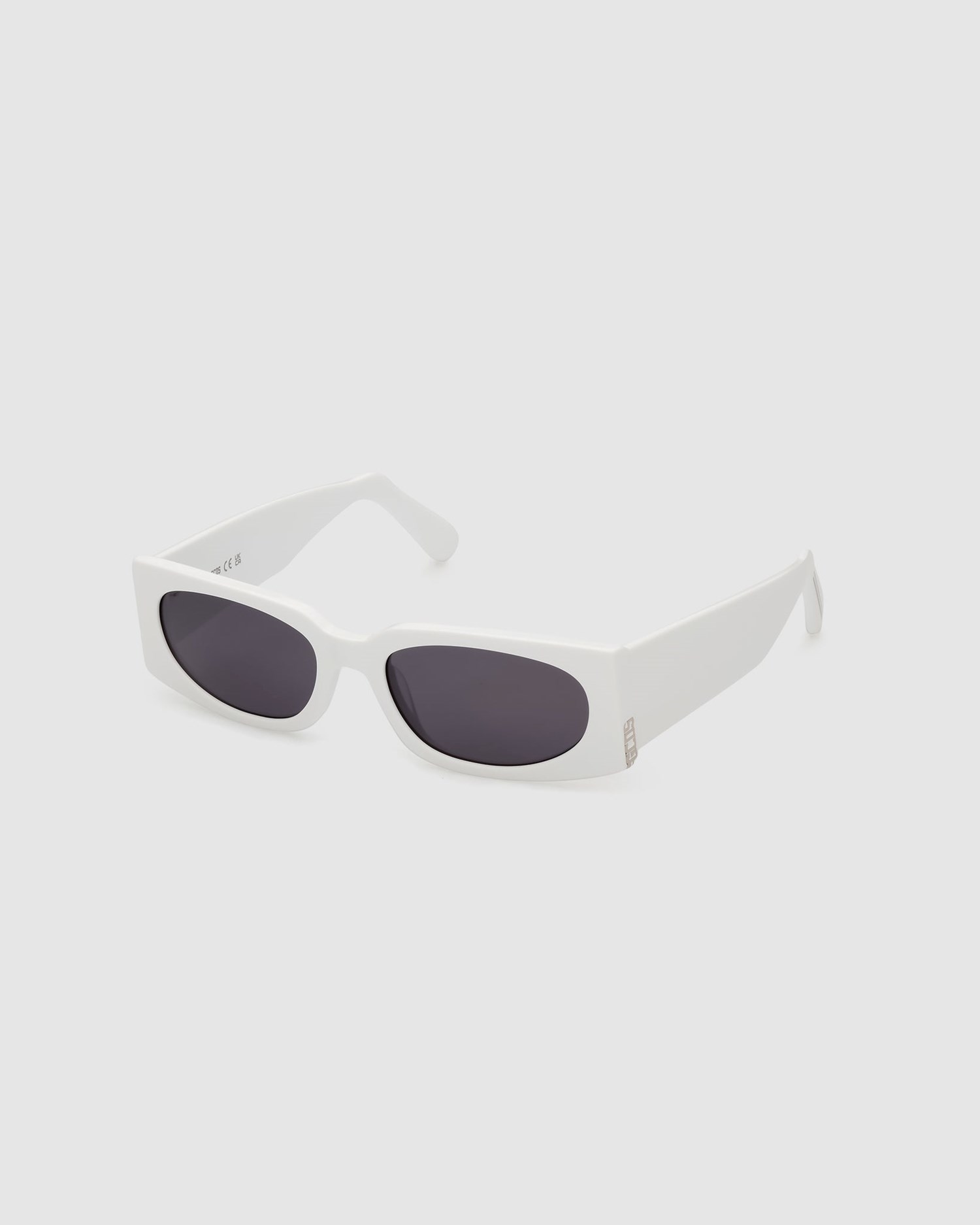 Lunettes de Soleil GCDS Gd0016 Rectangular Sunglasses Femme Blanche | 109478-AOR
