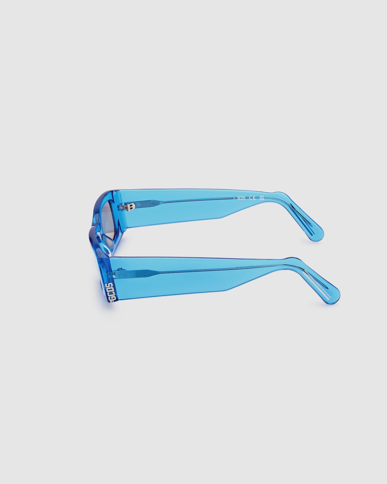 Lunettes de Soleil GCDS Gd0020 Rectangular Sunglasses Homme Bleu | 973682-IXM